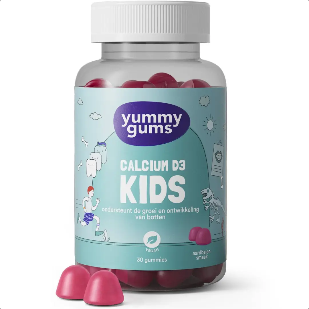 Yummygums Kids Calcium D3 Gummies 30 Stuks