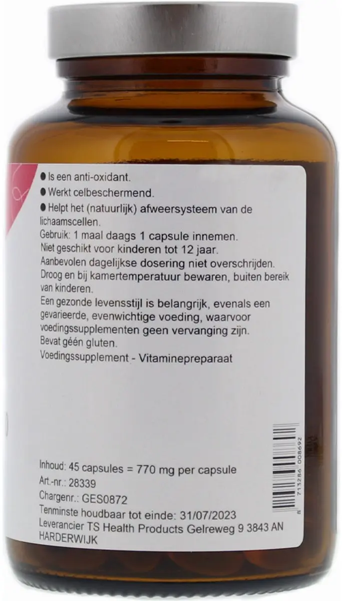 TS Choice Vitamine E 400 IE - 45 Stuks