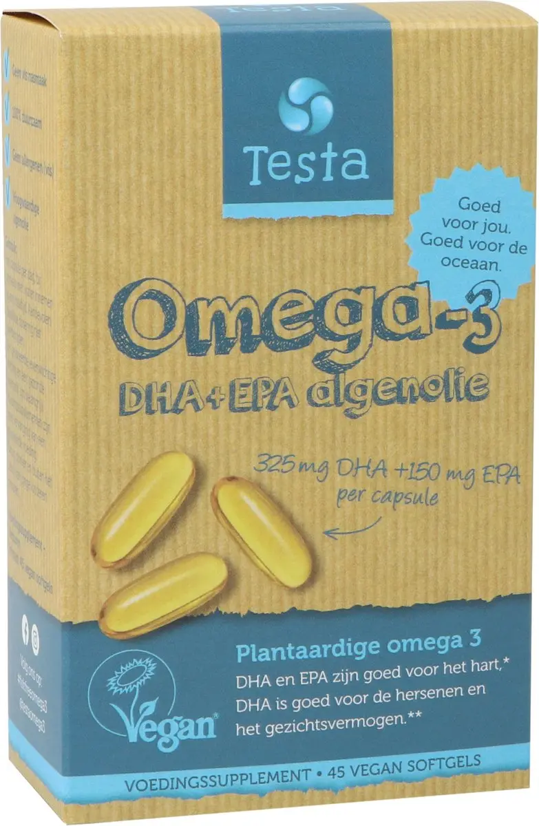 Testa Omega-3 Algenolie 45 Capsules