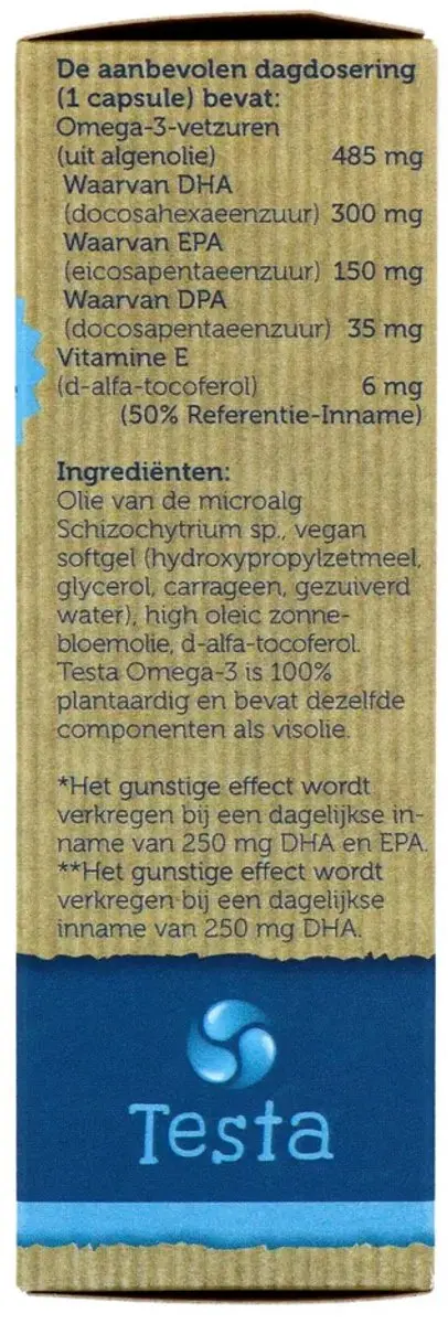 Testa Omega-3 Algenolie 45 Capsules