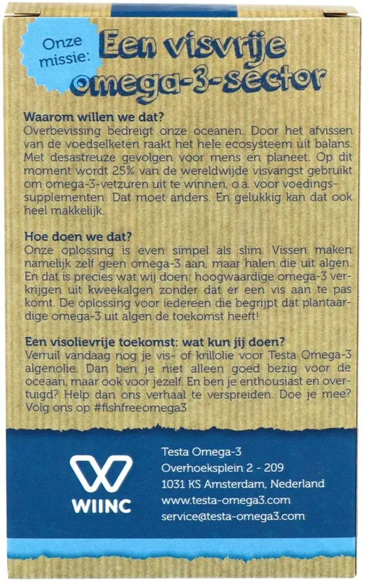 Testa Omega-3 Algenolie 45 Capsules