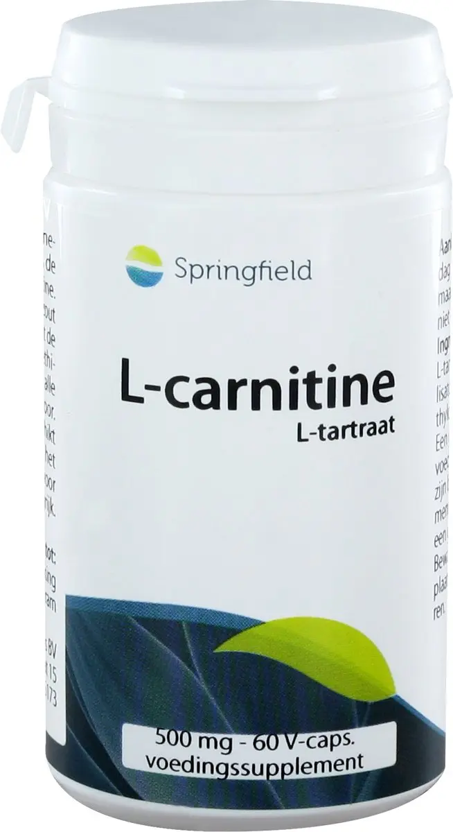Springfield L-Carnitine Voedingssupplement 60mg