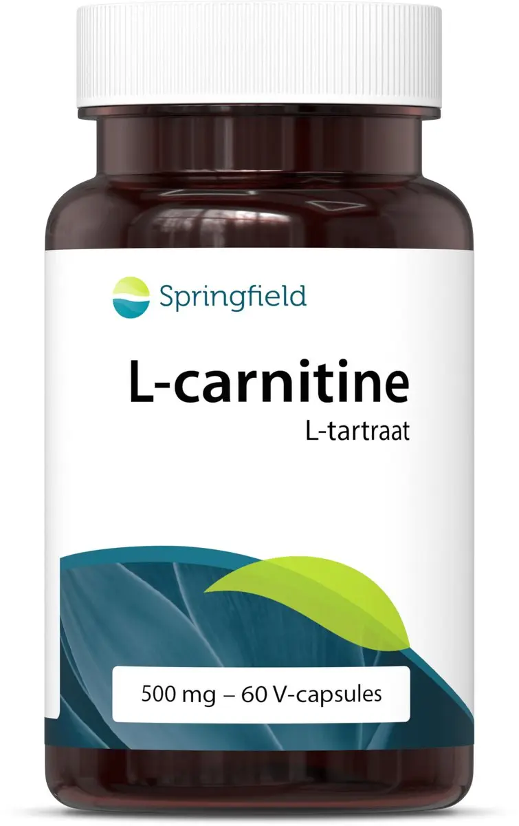 Springfield L-Carnitine Voedingssupplement 60mg - 60 Stuks