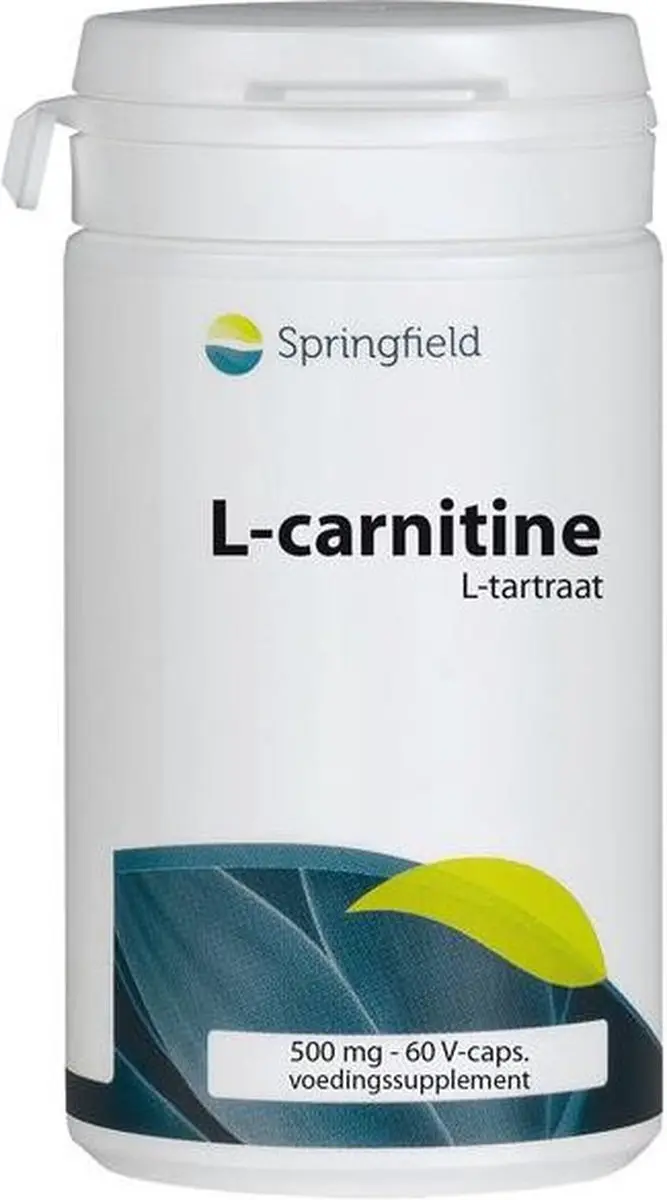 Springfield L-Carnitine Voedingssupplement 60mg - 60 Stuks - afbeelding 6 van 6