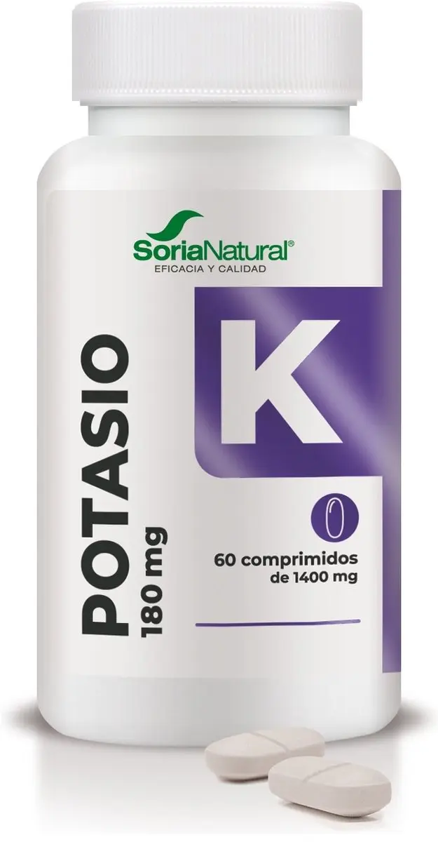 Soria Natural Kalium 180mg Tabletten - 60 Stuks