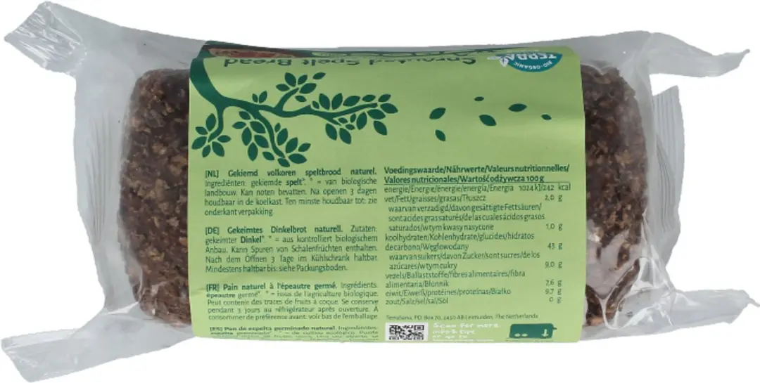 Terrasana Gekiemd Speltbrood 400g
