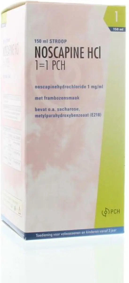 Teva Noscapine Hydrochloride 1mg/ml Hoestdrank 150ml