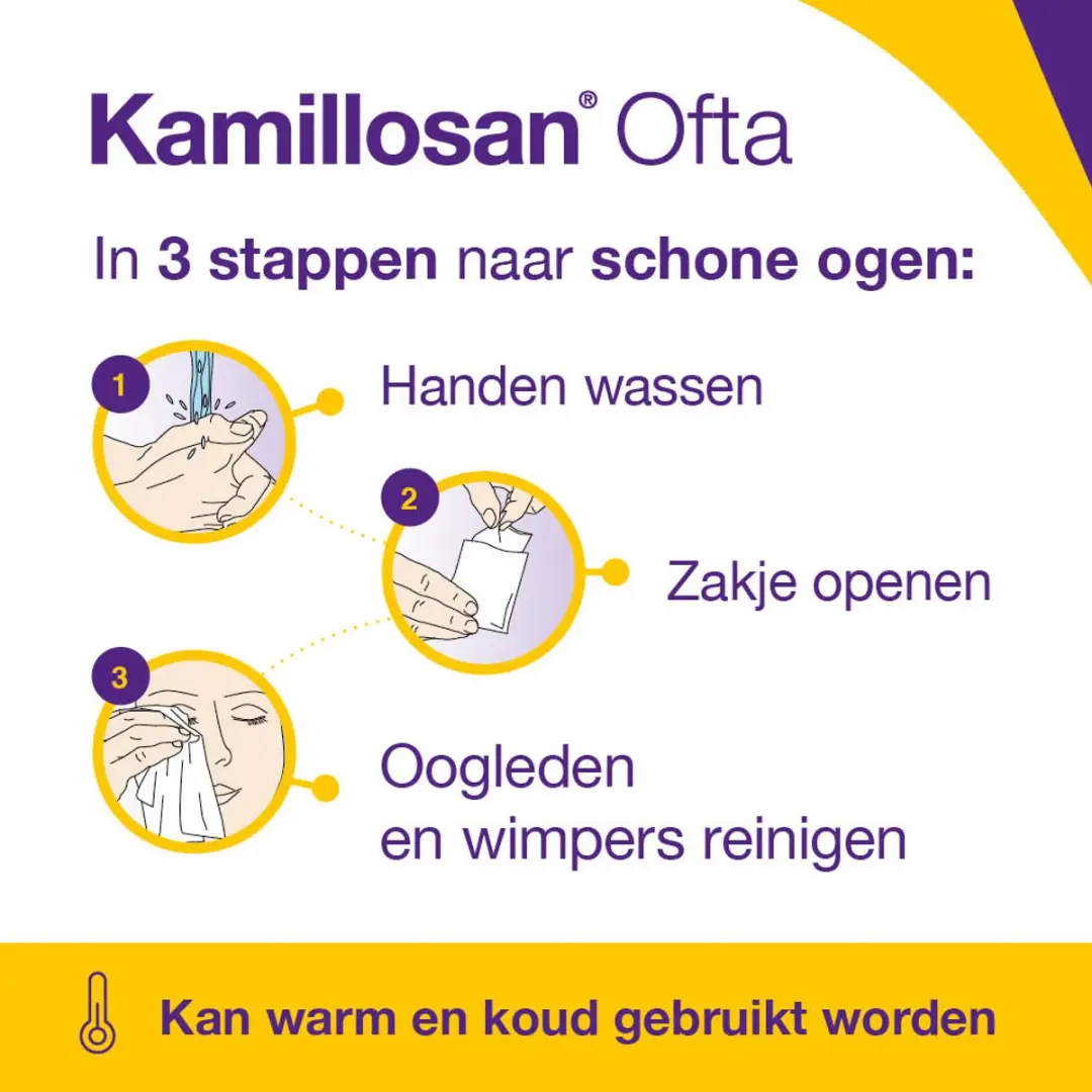 Kamillosan Ofta Doekjes 28 Stuks - afbeelding 6 van 6