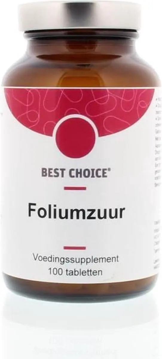 TS Choice Foliumzuur 400 Vit B11 100mg - 100 Stuks