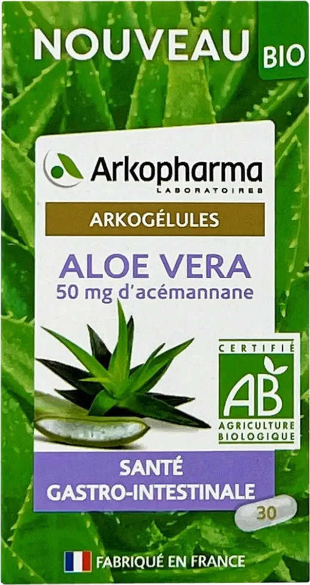 Arkopharma Arkogélules Aloë Vera Bio 40 Capsules