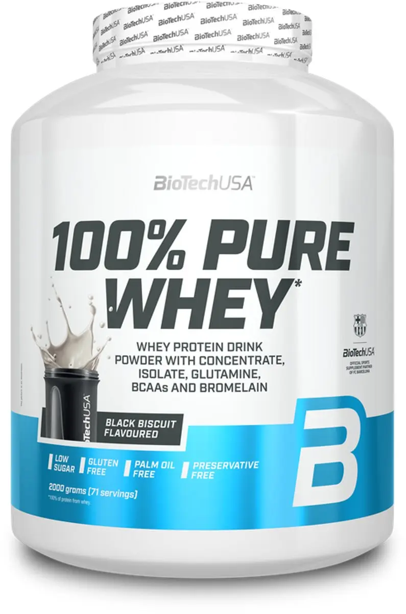 BioTechUSA 100% Pure Whey Eiwitpoeder 2kg