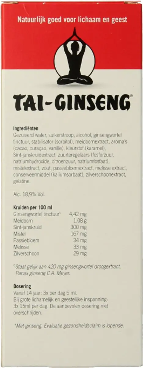 Tai-Ginseng Elixer 250ml