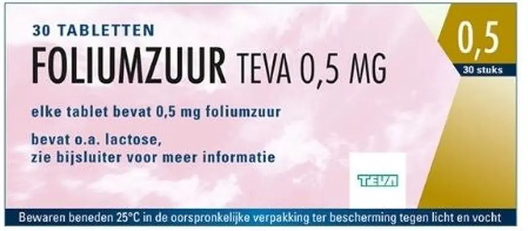 Teva Foliumzuur 0,5mg