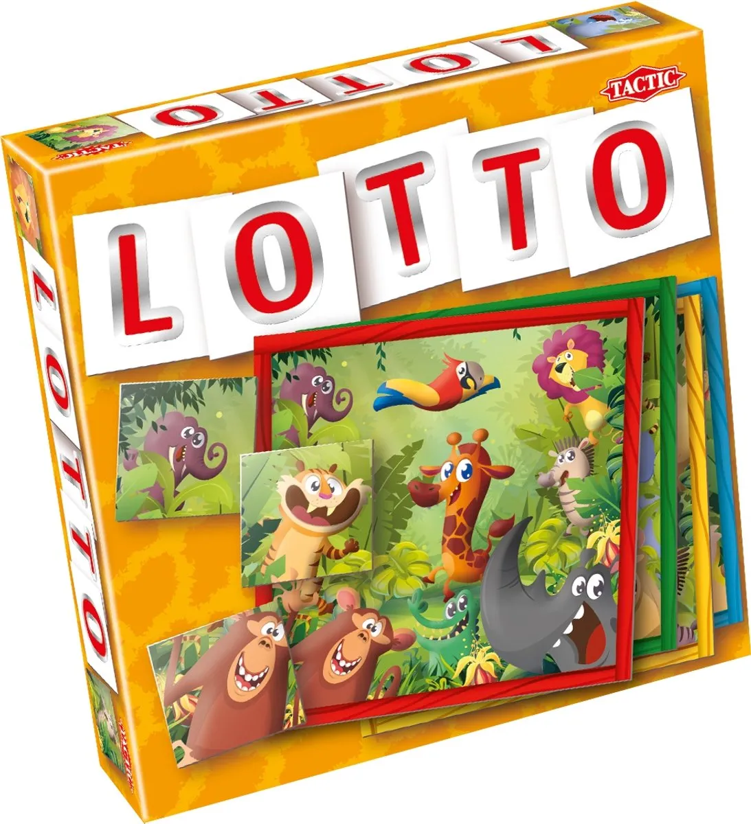Tactic Lotto Jungle Kaartspel 56311 - 2-4 Spelers