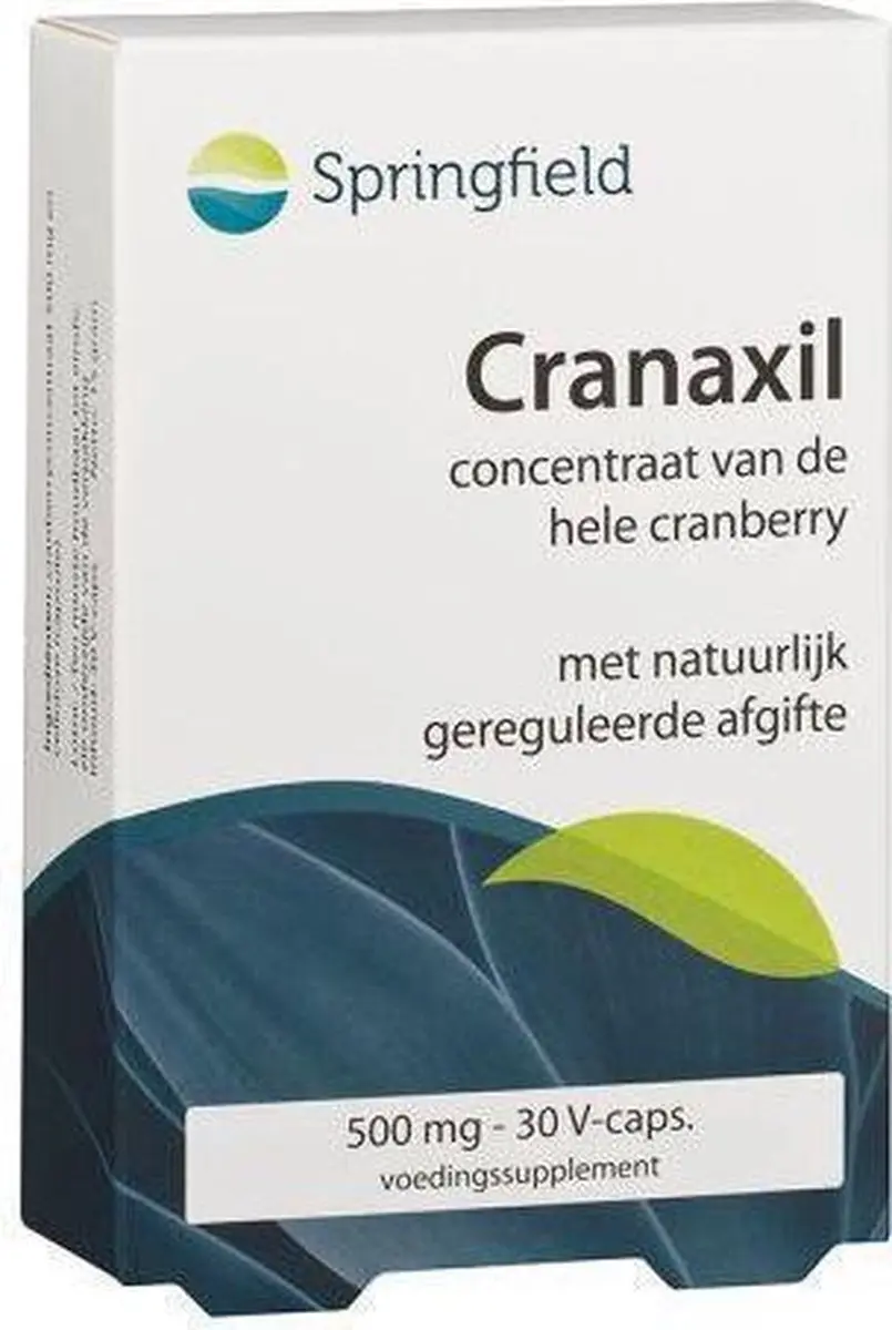 Springfield Cranaxil Cranberry 500mg - 30 Capsules