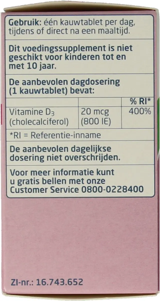 Teva Vitamine D 20 mcg 300 Tabletten