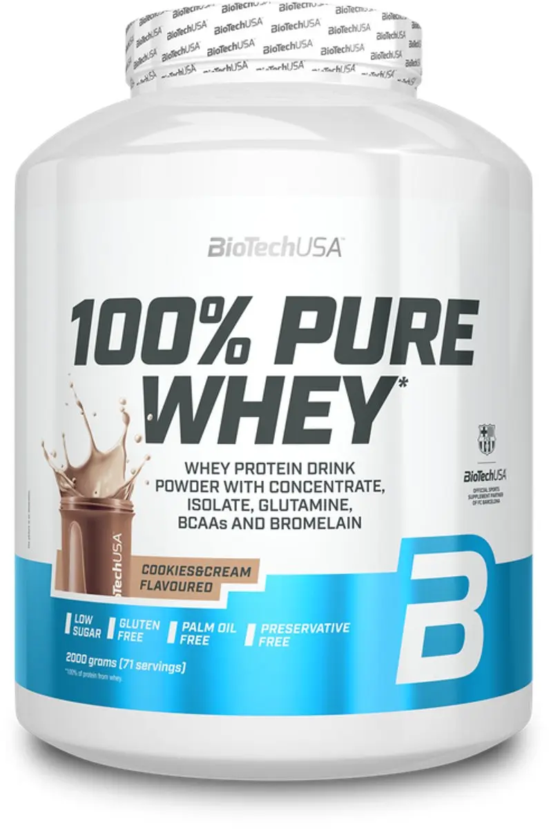 BioTechUSA 100% Pure Whey Eiwitpoeder 2kg