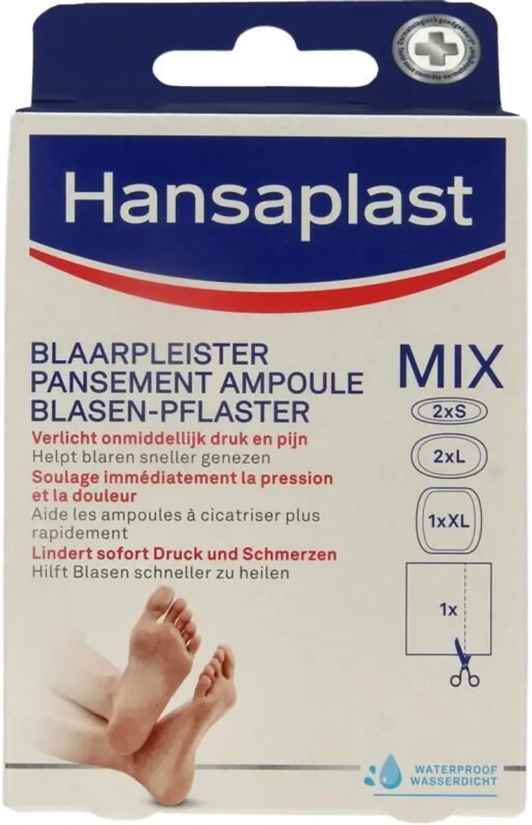 Hansaplast SOS Mix Pack Blarenpleisters - 6 Stuks - afbeelding 6 van 6
