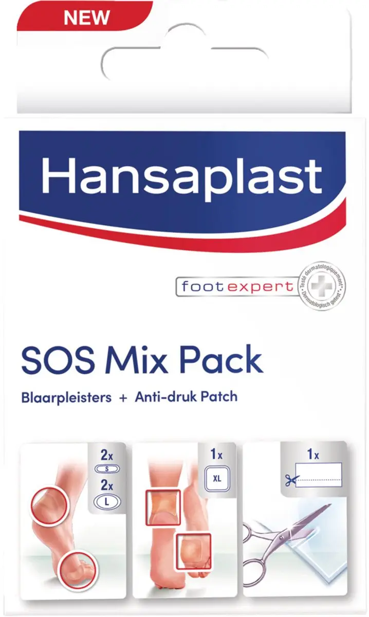 Hansaplast SOS Mix Pack Blarenpleisters - 6 Stuks