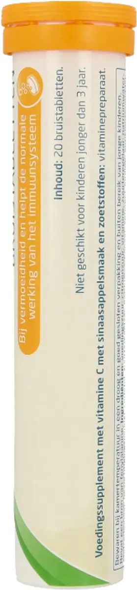 Teva Vitamine C 1000mg Bruistabletten - 20 Stuks