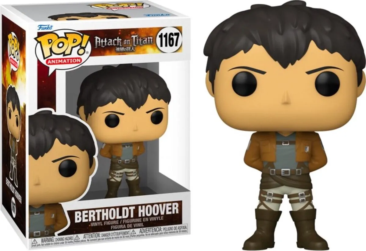 Funko POP! Attack on Titan Bertholdt Hoover Verzamelfiguur - 9cm - Multicolours