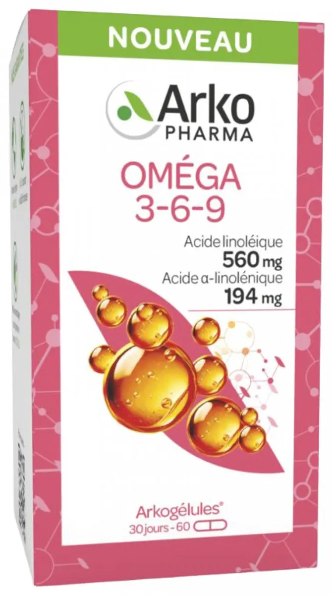 Arkopharma Arkogélules Oméga 3-6-9 60 Gélules