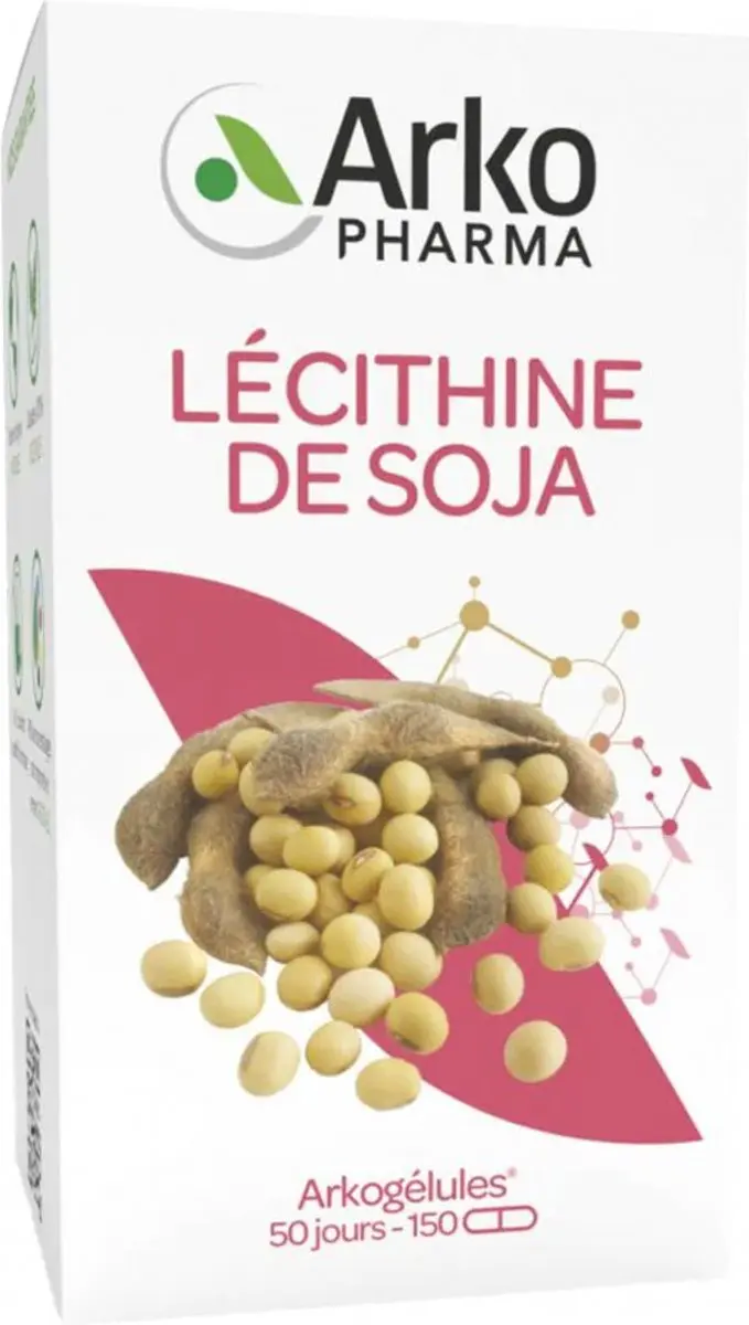 Arkopharma Arkogélules Lecithine van Soja 150 Capsules