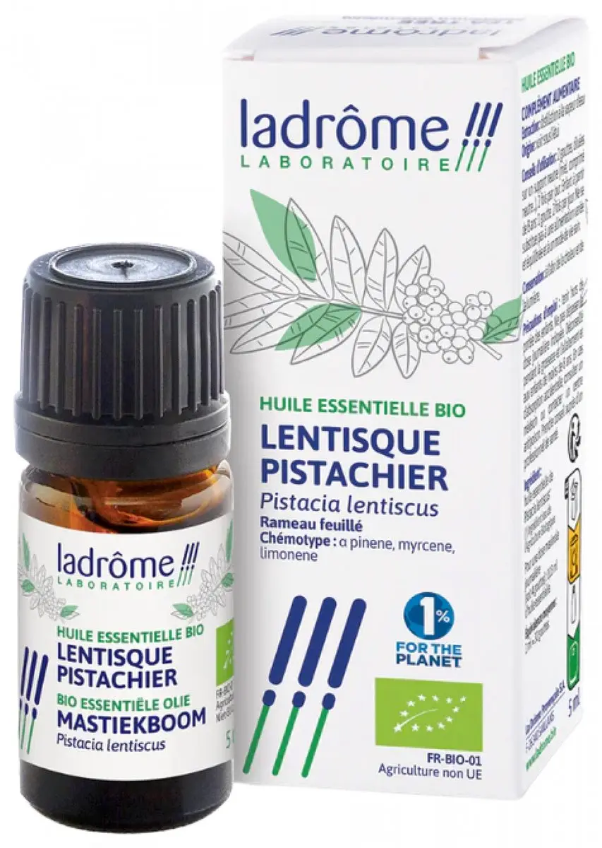 Ladrôme Etherische Olie Mastiekboom (Pistacia Lentiscus) Bio 5 ml