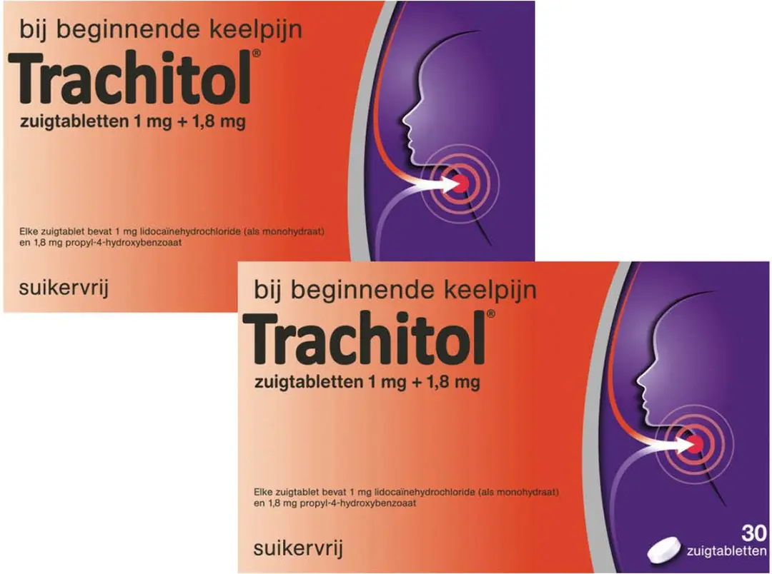 Trachitol Suikervrij Zuigtabletten 2x30 - Xylometazoline 1mg/ml