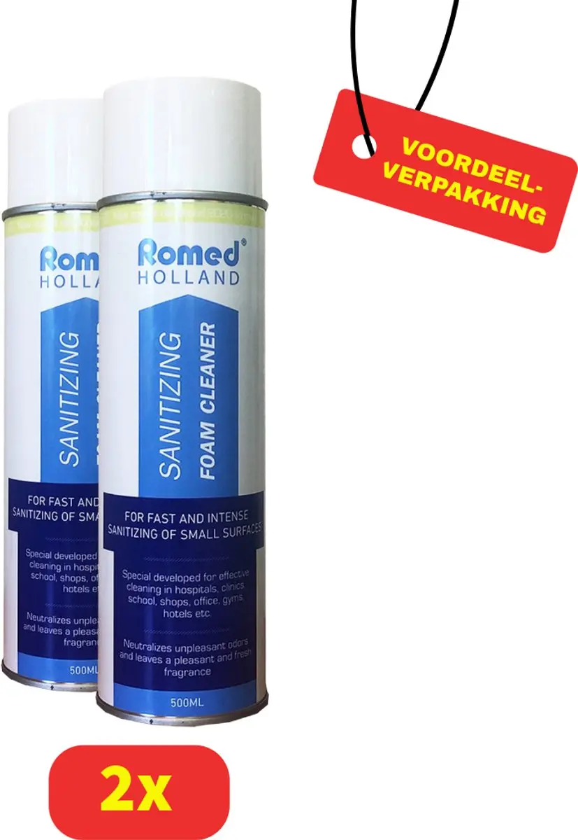 Romed Desinfectie Schuimreiniger 2x500ml