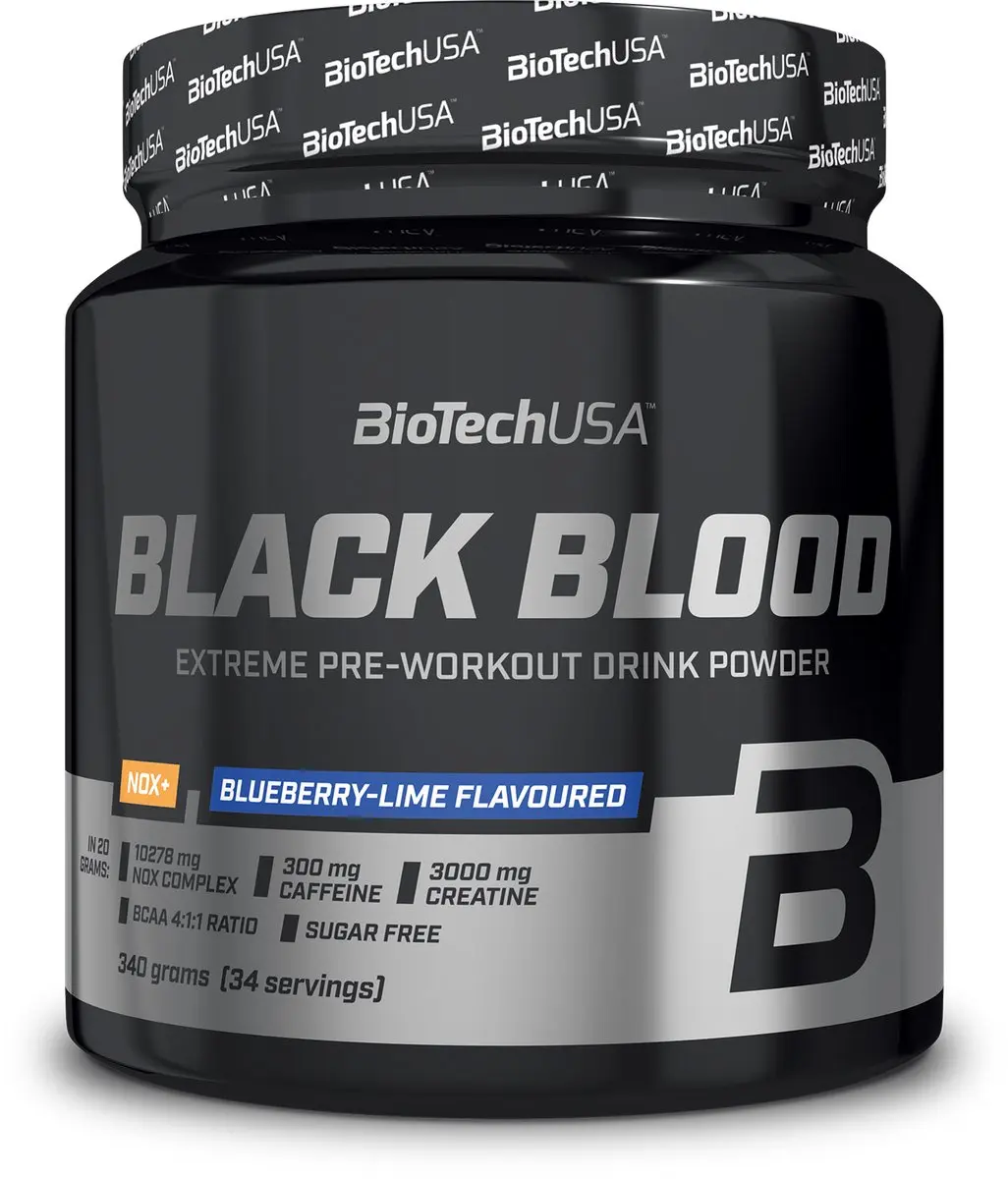 BioTechUSA Zwart Bloed NOX+ Pre-Workout 340g