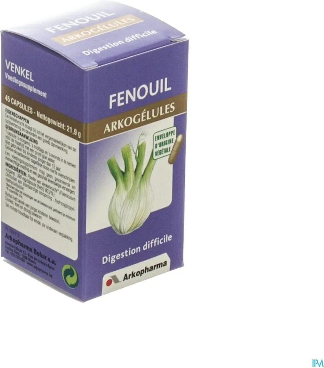 Arkopharma Venkel Capsules 45 Stuks