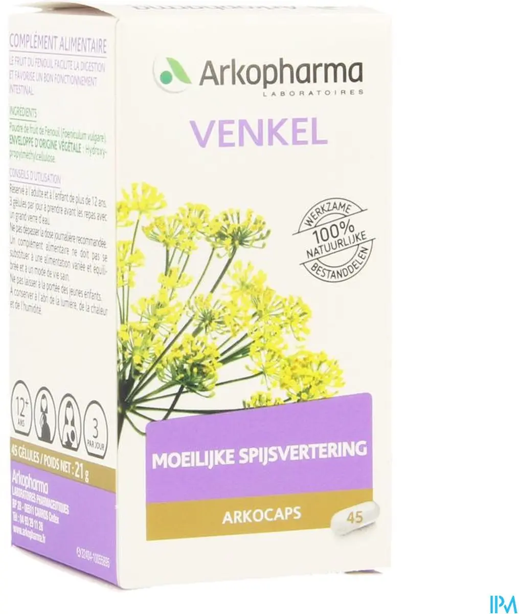 Arkopharma Venkel Capsules 45 Stuks