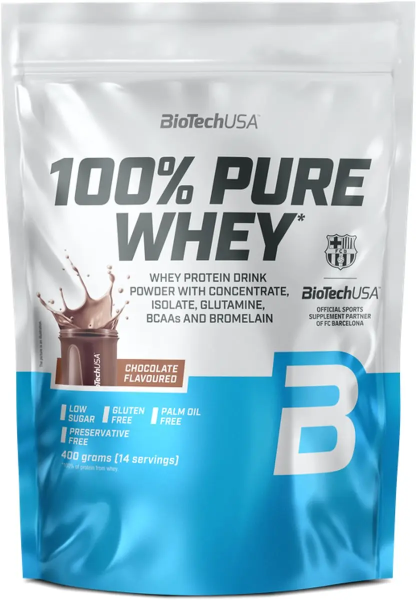 BioTechUSA 100% Pure Whey Eiwitpoeder 400g