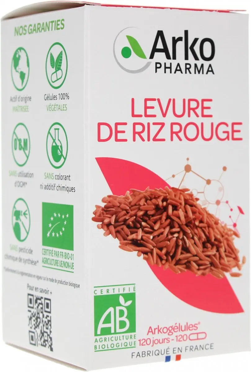 Arkopharma Arkogélules Rode Rijst 120 Capsules