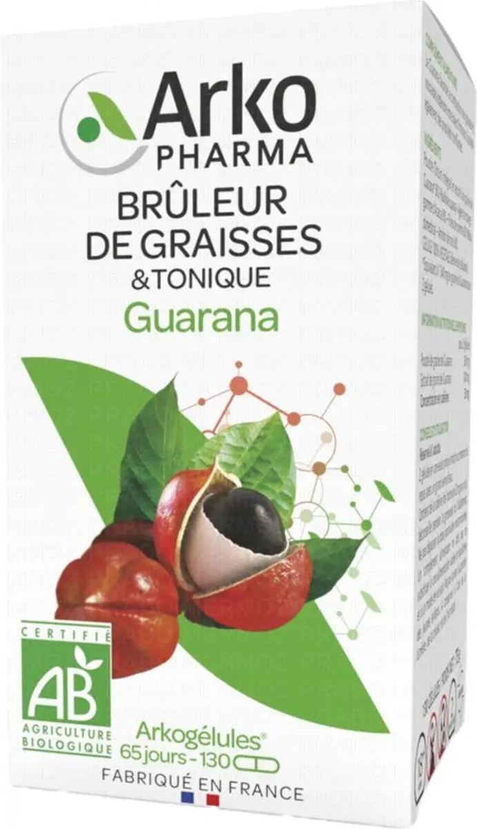 Arkopharma Guarana Bio Capsules 130 Stuks - Vetverbranding
