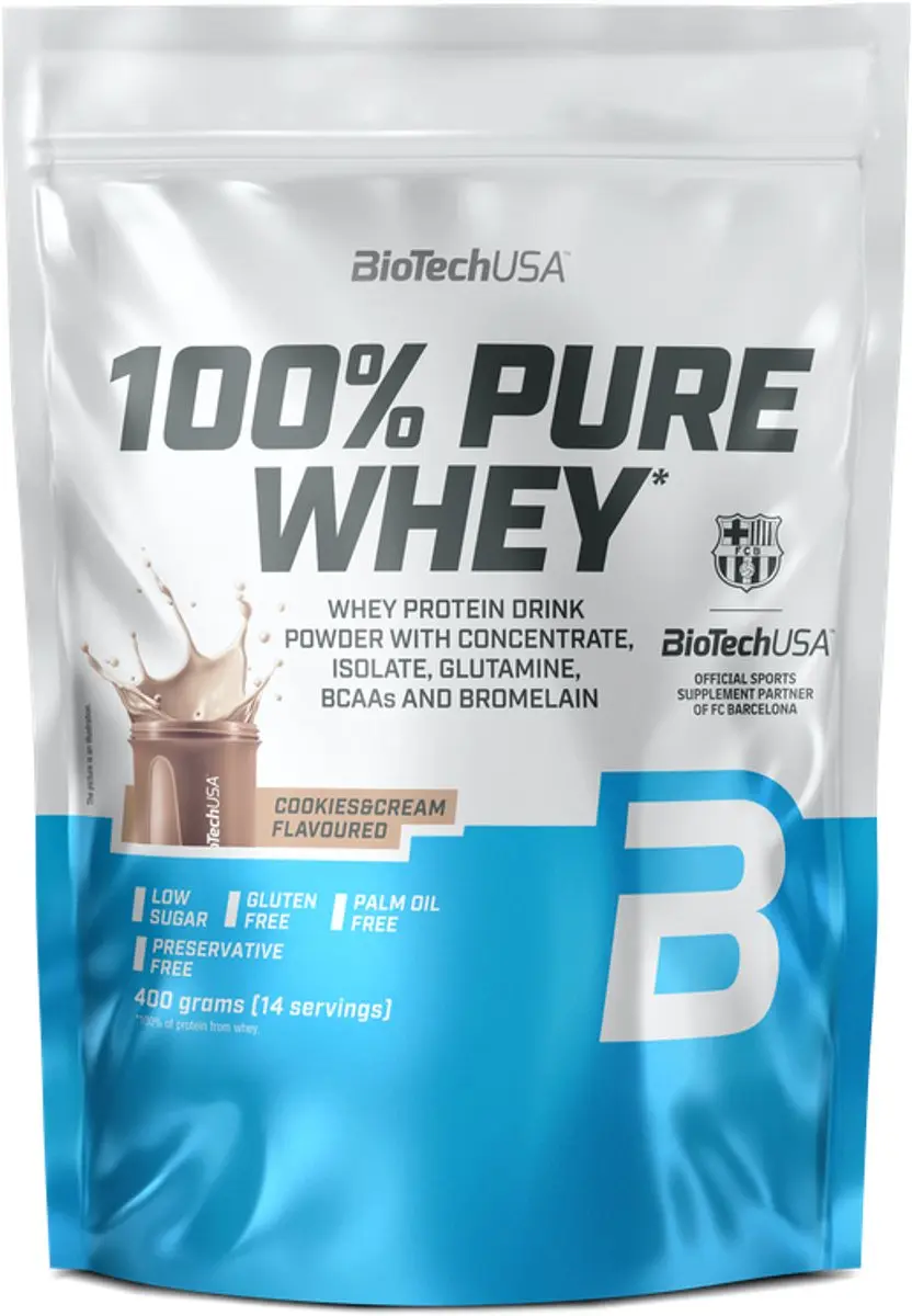 BioTechUSA 100% Pure Whey Eiwitpoeder 400g