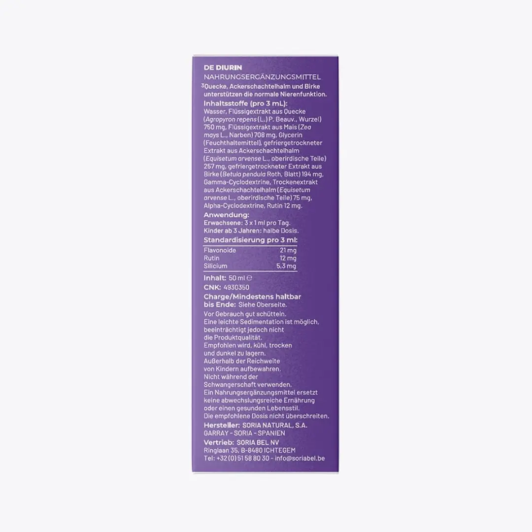Soria Natural Diurin Compositie 50ml