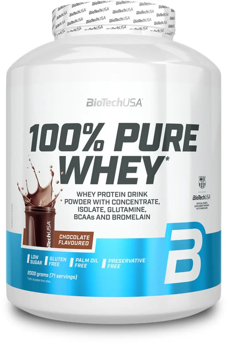 BioTechUSA 100% Pure Whey Eiwitpoeder 2kg
