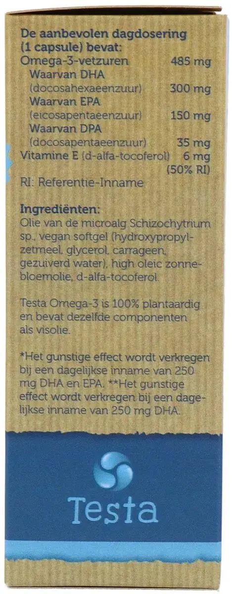 Testa Dha325 MGEPA 150mg - 60 Vegacapsules