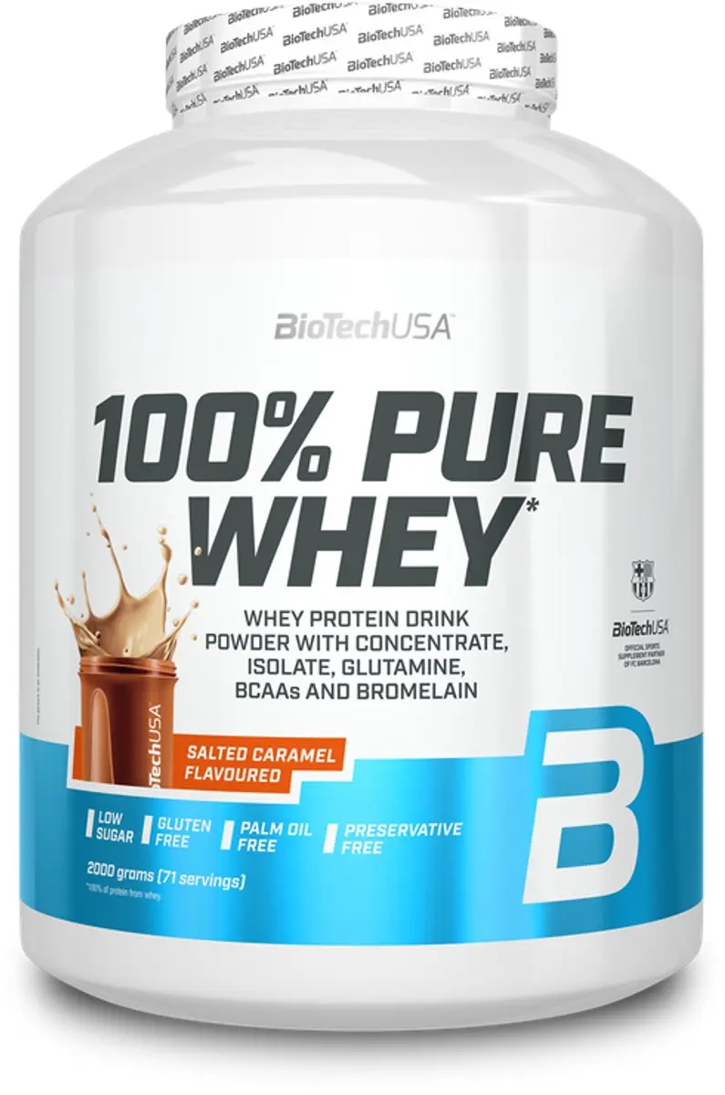 BioTechUSA 100% Pure Whey Eiwitpoeder 2kg