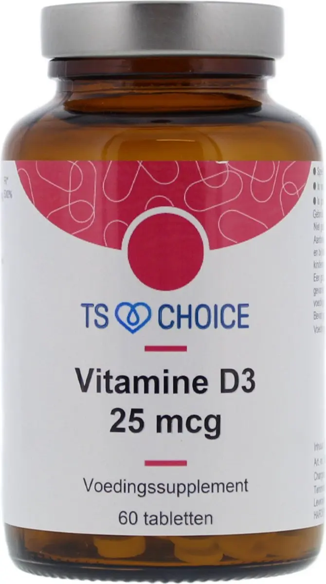 TS Choice Vitamine D3 25 mcg 60 tabletten