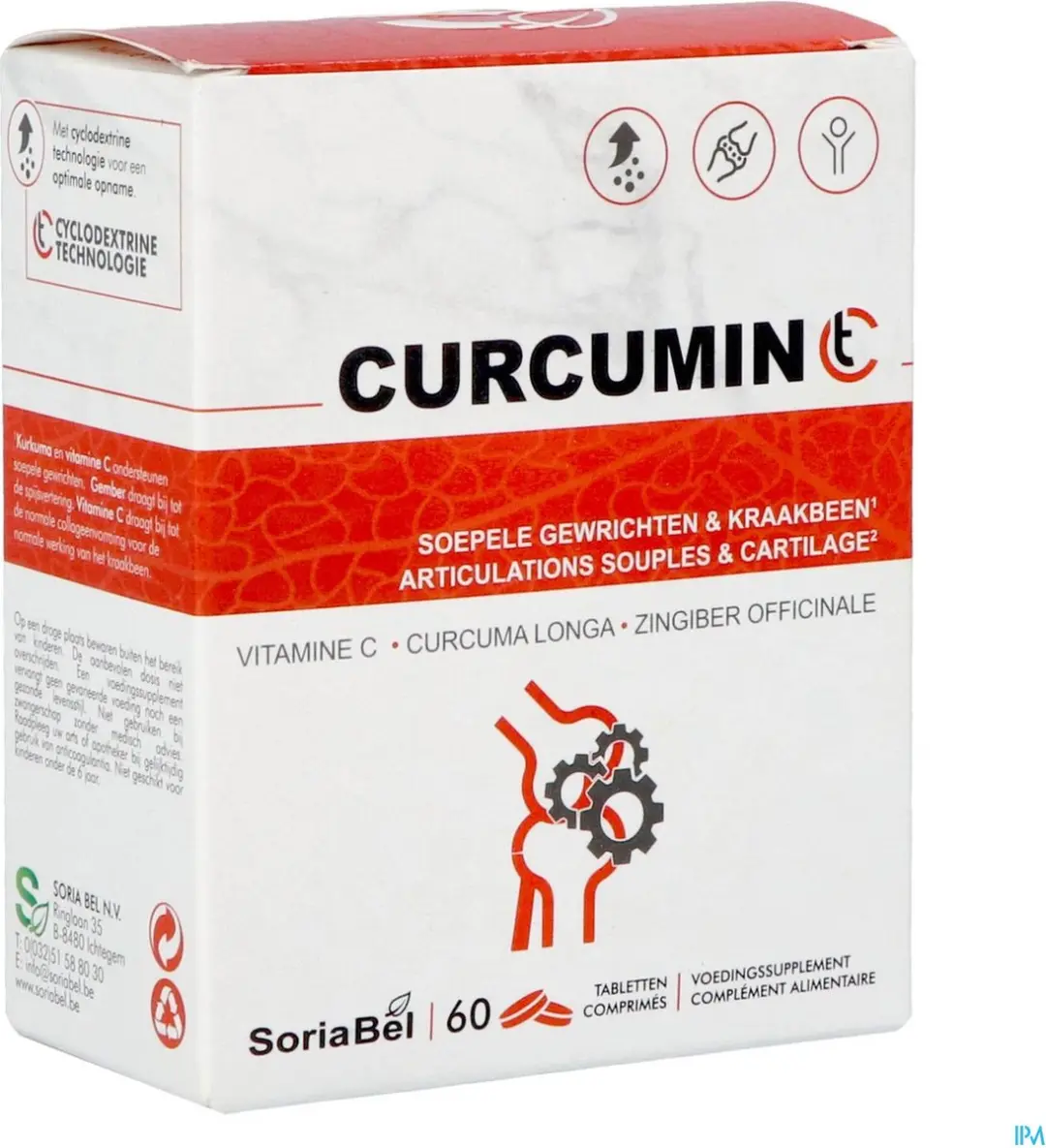 Soria Curcumin Ct Comp 60