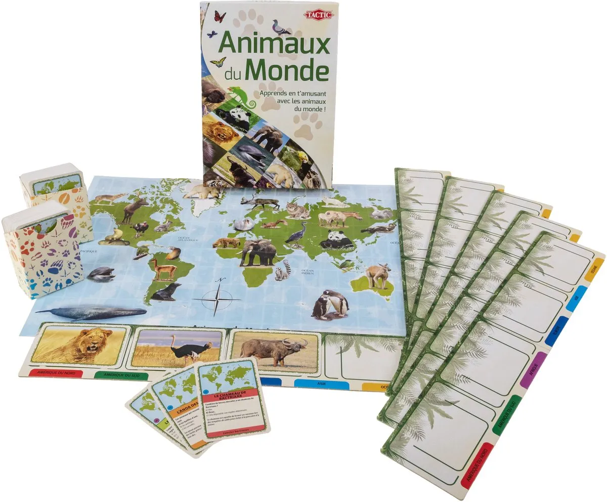 Tactic Animaux du Monde - 6 Spelers