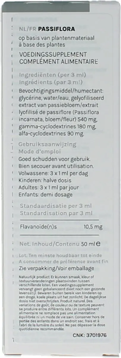 Soria Natural Passiflora incarnata Extract 50ml