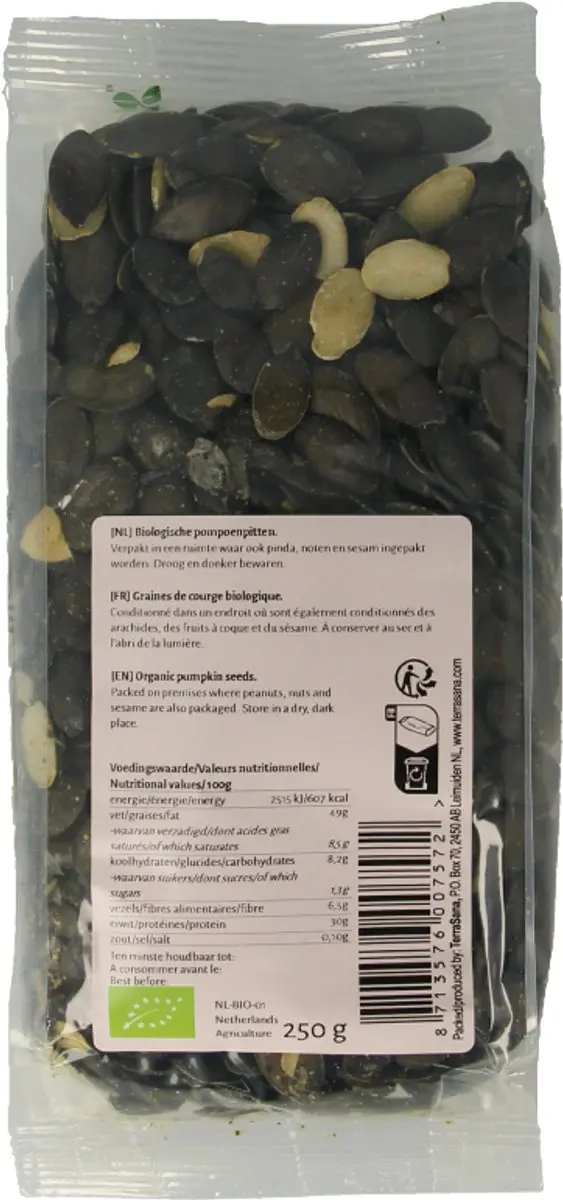 Terrasana RAW Pompoenpitten 250g