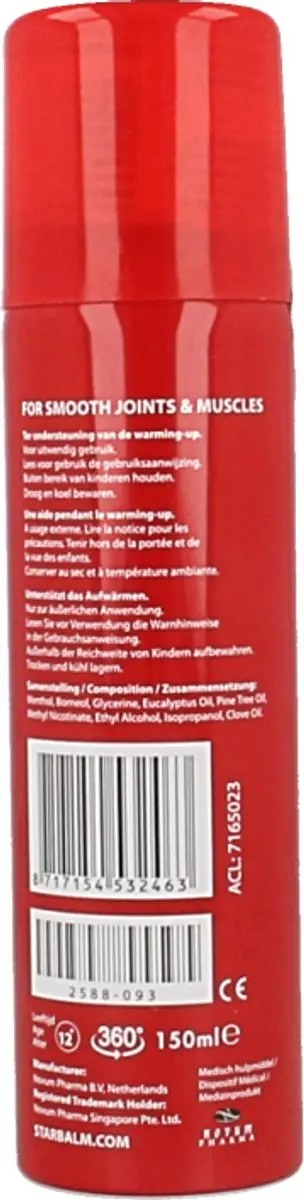 Star Balm Muscle Spray 150ml