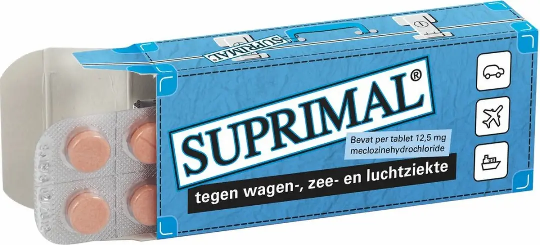 Suprimal Reistabletten 10 Stuks - Blauw