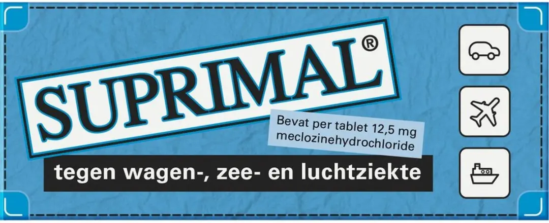 Suprimal Reistabletten 10 Stuks - Blauw