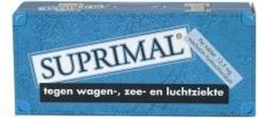Suprimal Reistabletten 10 Stuks - Blauw